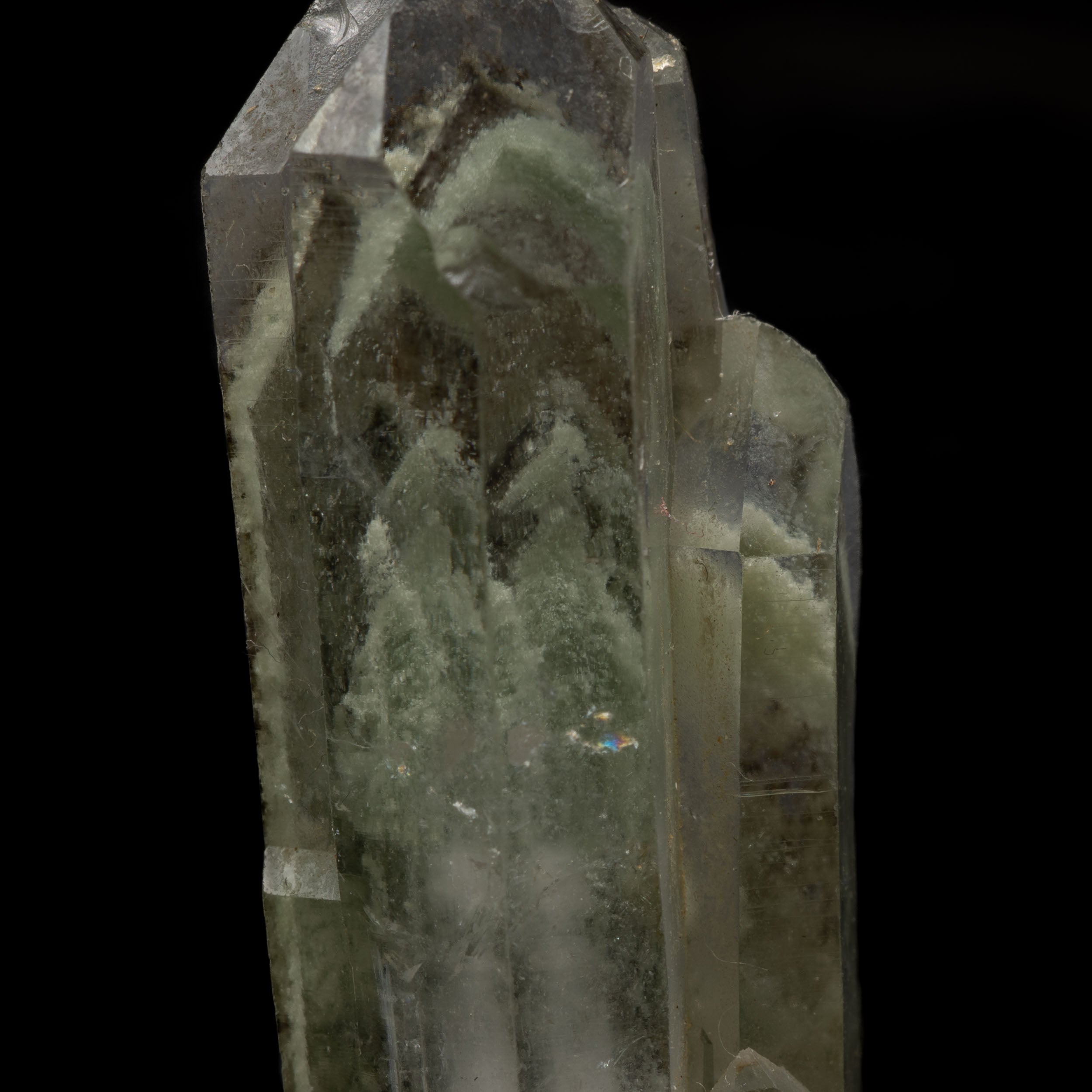 Chlorite Included Clear Quartz Phantom 12g