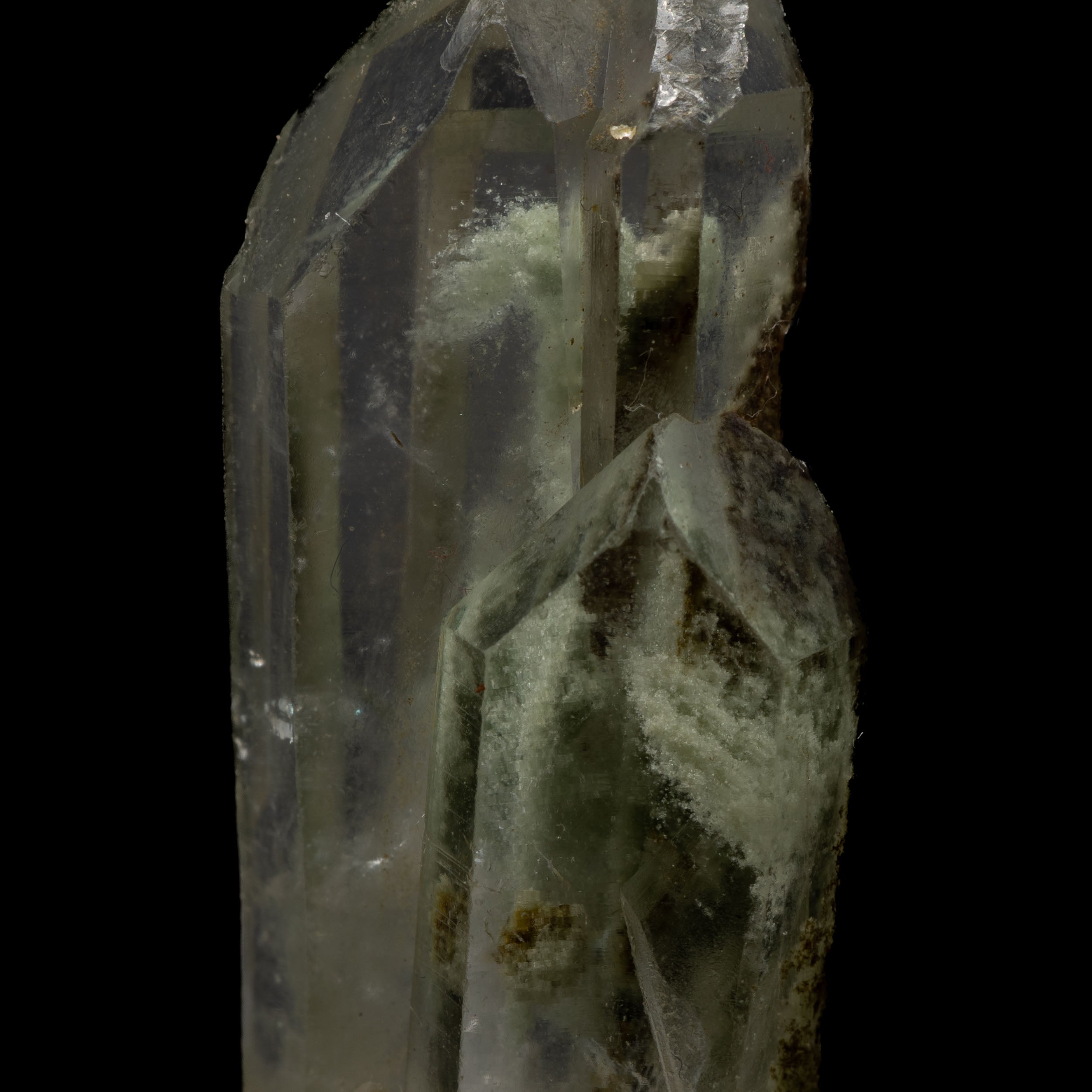 Chlorite Included Clear Quartz Phantom 12g