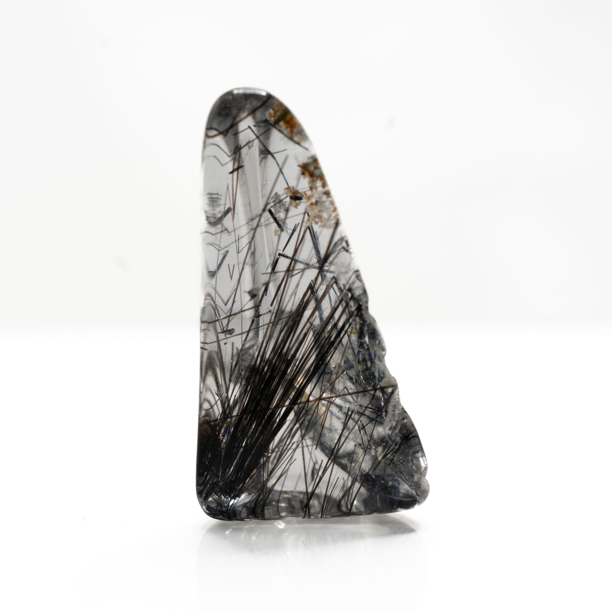 Black Rutile Quartz Freeform 2.18g