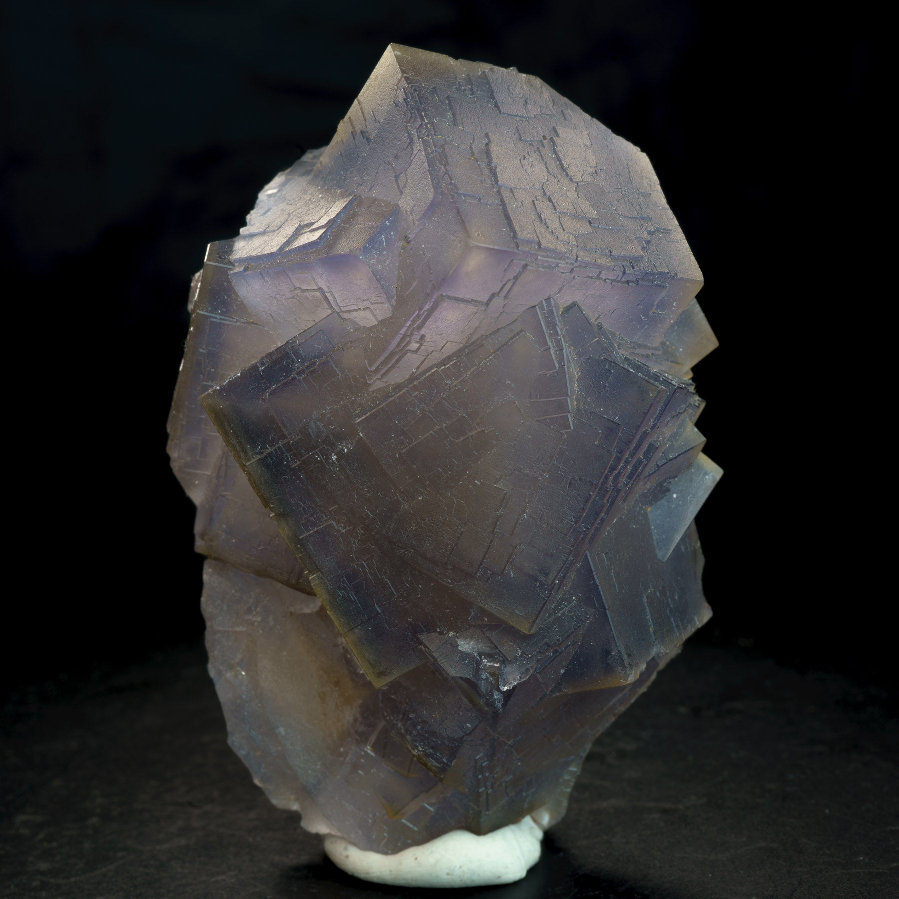 Grey Purple Phantom Cubic Fluorite 161g