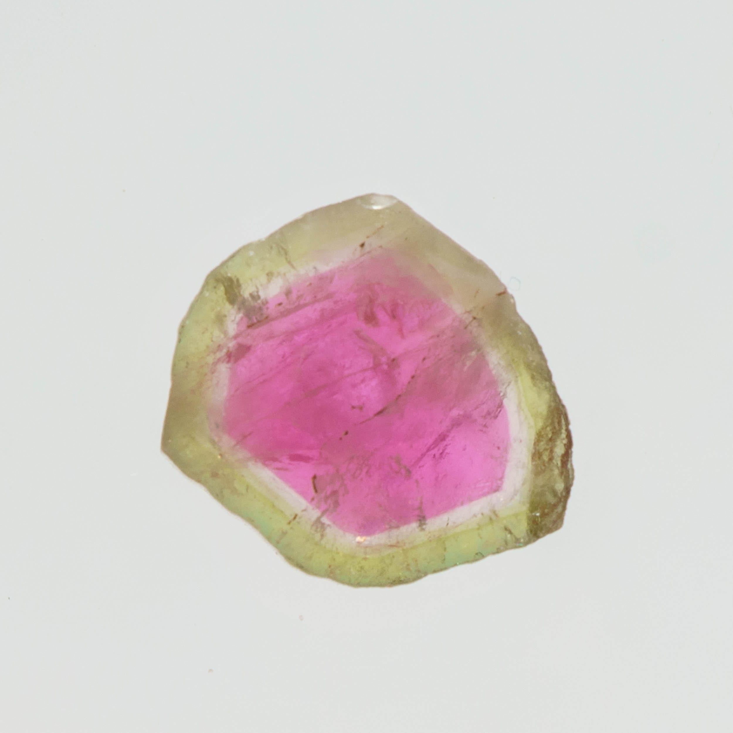 Watermelon Tourmaline Slice