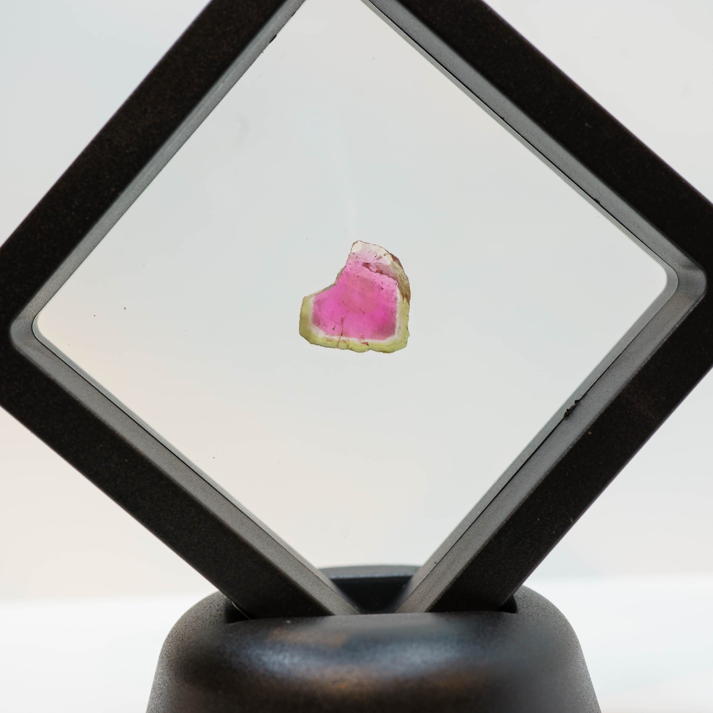 Watermelon Tourmaline Slice